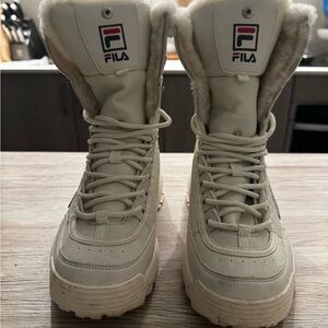 Fila Off-White Winter Boots